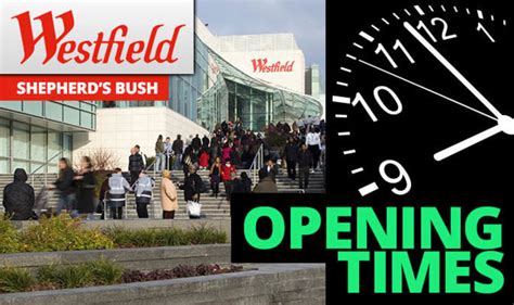 westfield opening times sunday.